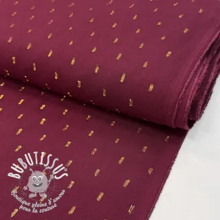 Viscose LUREX burgundy