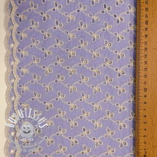 Tissu coton EMBROIDERY Rosemary lilac
