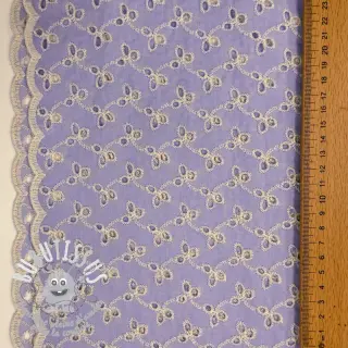 Tissu coton EMBROIDERY Rosemary lilac