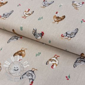 Tissu déco Linenlook Picoti multico