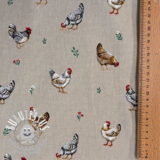 Tissu déco Linenlook Picoti multico