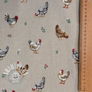 Tissu déco Linenlook Picoti multico