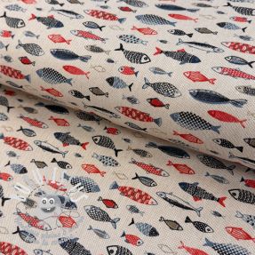 Tissu déco Linenlook Aquarium multico