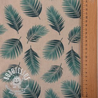 Tissu déco Linenlook Baracoa canard