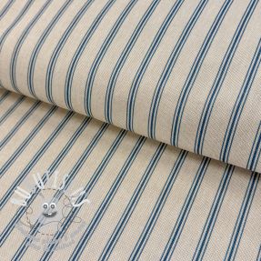 Tissu déco Linenlook Vincennes bleu