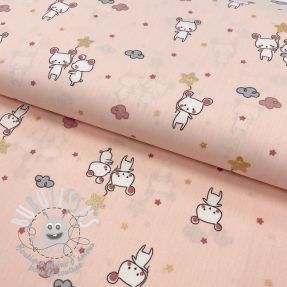 Tissu coton Glitter sweet mouse powder