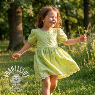 Tissu coton EMBROIDERY Rosemary lime