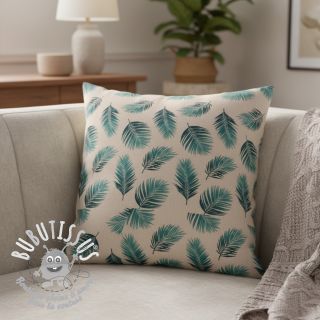 Tissu déco Linenlook Baracoa canard