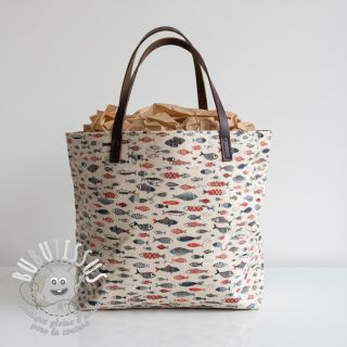 Tissu déco Linenlook Aquarium multico