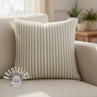 Tissu déco Linenlook Vincennes bleu