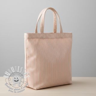 Tissu déco Linenlook Vincennes rouge