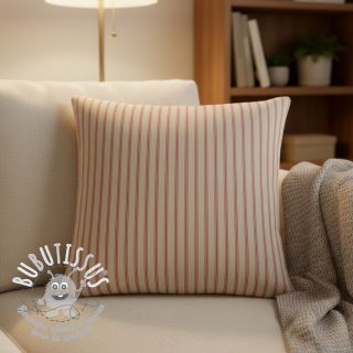 Tissu déco Linenlook Vincennes rouge