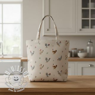 Tissu déco Linenlook Picoti multico