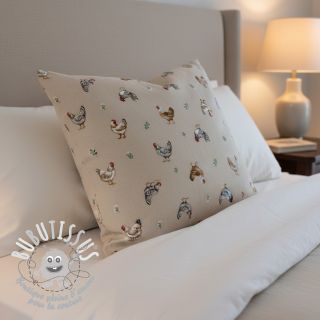 Tissu déco Linenlook Picoti multico