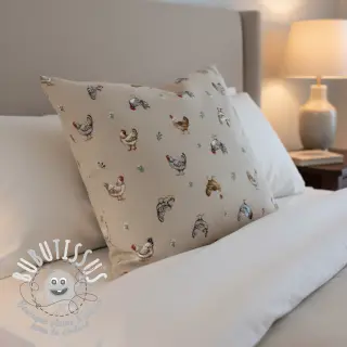 Tissu déco Linenlook Picoti multico