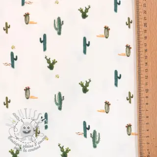 Jersey Safari off white digital print