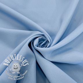 Tissu pour tailleur femme BI STRETCH light blue
