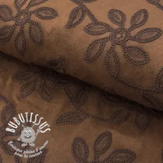 Suede stretch Amalia brown