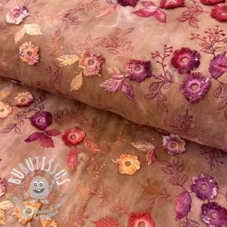 Tissu velours cotelé fin TIE DYE 21W Catchy design A