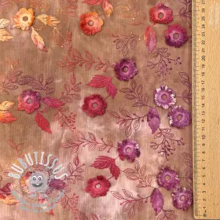 Tissu velours cotelé fin TIE DYE 21W Catchy design A