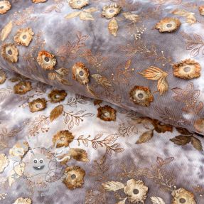 Tissu velours cotelé fin TIE DYE 21W Catchy design D