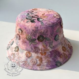 Tissu velours cotelé fin TIE DYE 21W Catchy design B