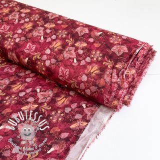 Viscose RAYON POPLIN Dark barrock design C