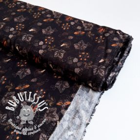 Viscose RAYON POPLIN Dark barrock design A