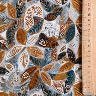 Viscose RAYON POPLIN Floral design E