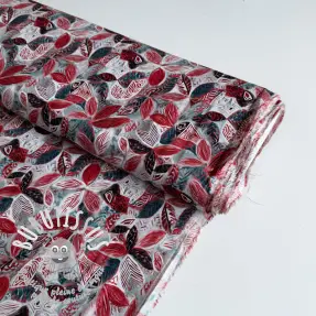 Viscose RAYON POPLIN Floral design C