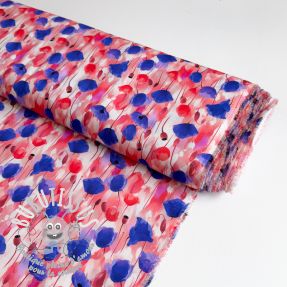Viscose RAYON POPLIN Poppys design A