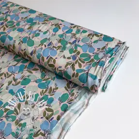 Viscose RAYON POPLIN Simplistic flowers design C