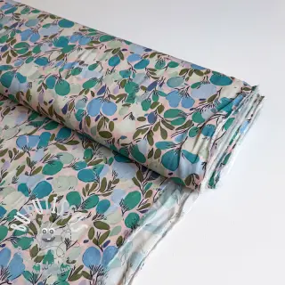 Viscose RAYON POPLIN Simplistic flowers design C