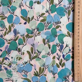 Viscose RAYON POPLIN Simplistic flowers design C