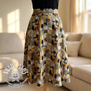 Viscose RAYON POPLIN Leona design D
