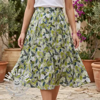 Viscose RAYON POPLIN Floral design D
