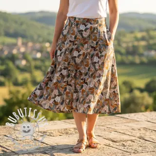Viscose RAYON POPLIN Floral design E