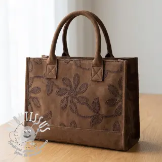 Suede stretch Amalia brown