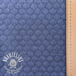 Tissu matelassé JEANS dark blue