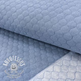 Tissu matelassé JEANS blue