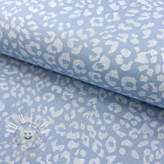 JEANS DENIM Leopard light blue