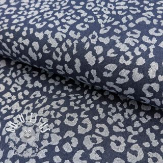 JEANS DENIM Leopard dark blue