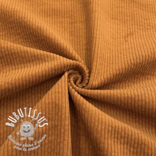 Tissu velours cotelé 6W STRETCH mustard