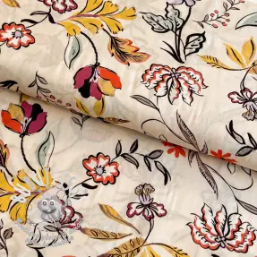 Viscose RADIANCE Maui flowers digital print