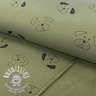Sweat envers minkee SOFT Dogs pickle