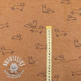 Sweat envers minkee Dogs camel melange