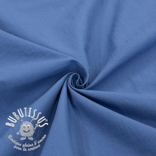 Tissu coton WASHED royal blue