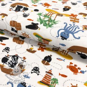 Jersey Pirates island white ORGANIC