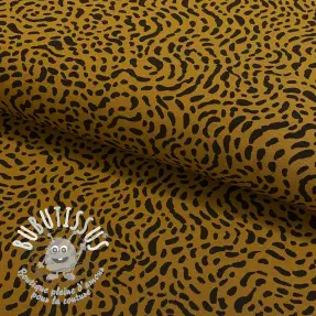 Jersey Dots and shapes olive