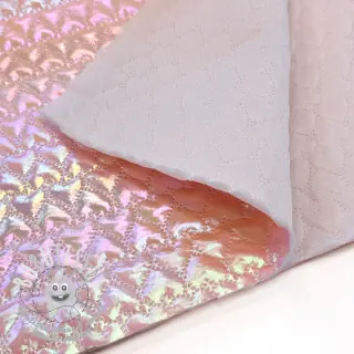 Tissu matelassé Fancy hearts pink